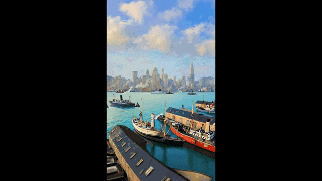 Bringing Old Paintings to Life with AI-low