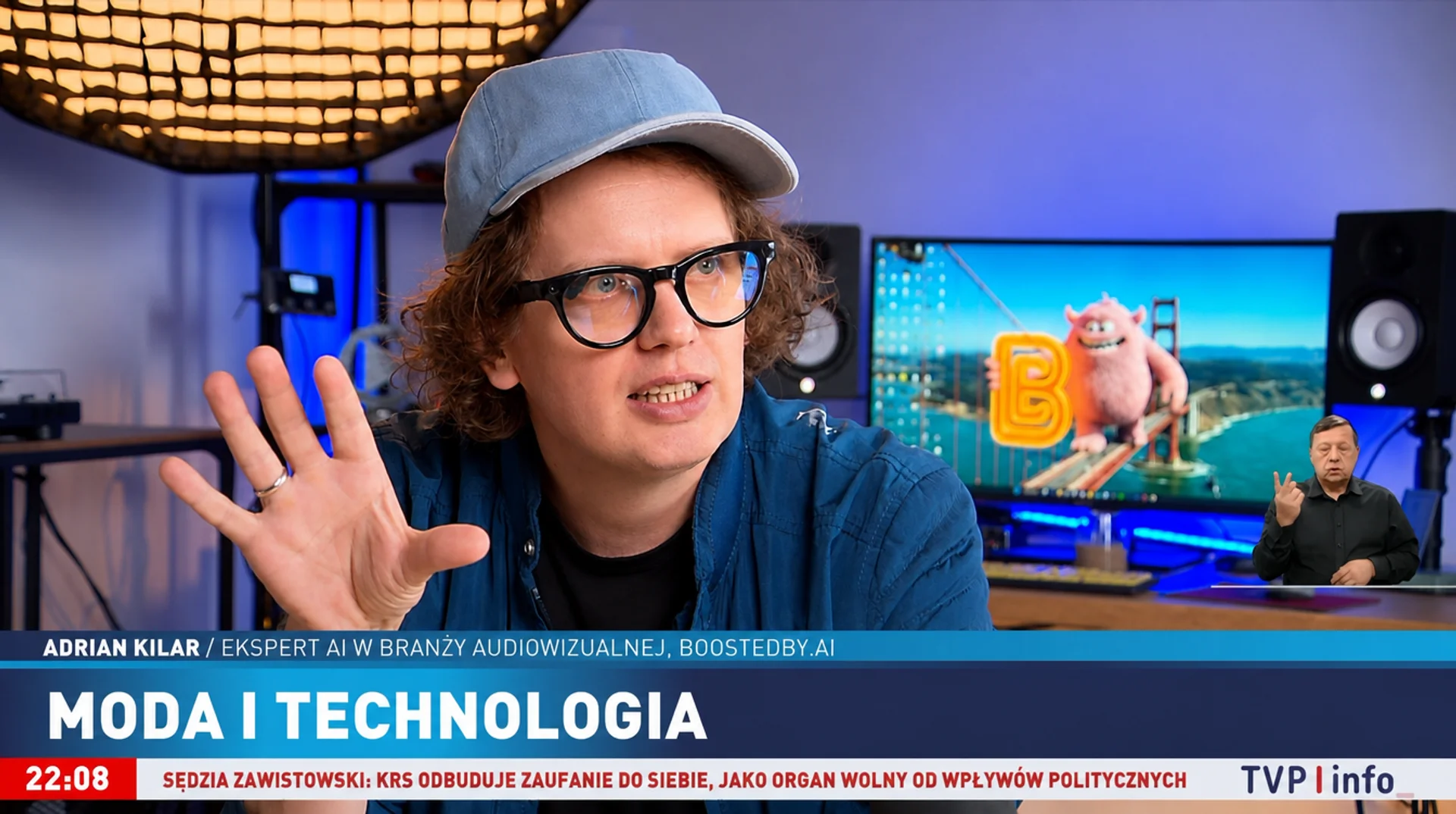 Boostedby Adrian Kilar gościem Panoramy TVP